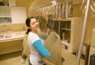University of Vermont Anaerobic Chamber for microbial rumen studies